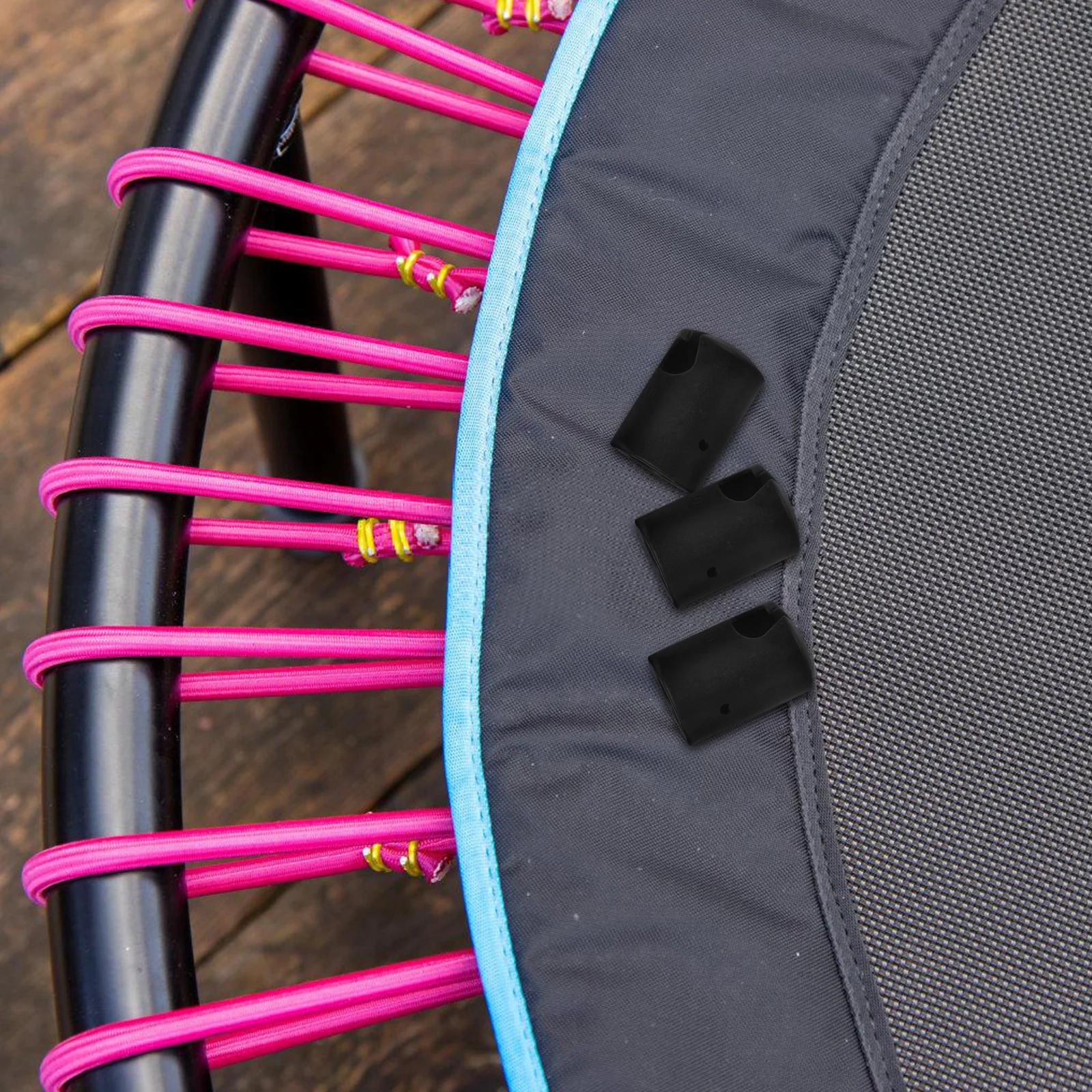 

6Pcs Trampoline Pole Caps Enclosure Protection Covers Trampoline Pole End Caps Safety Cushioning Replacement Parts Outdoor