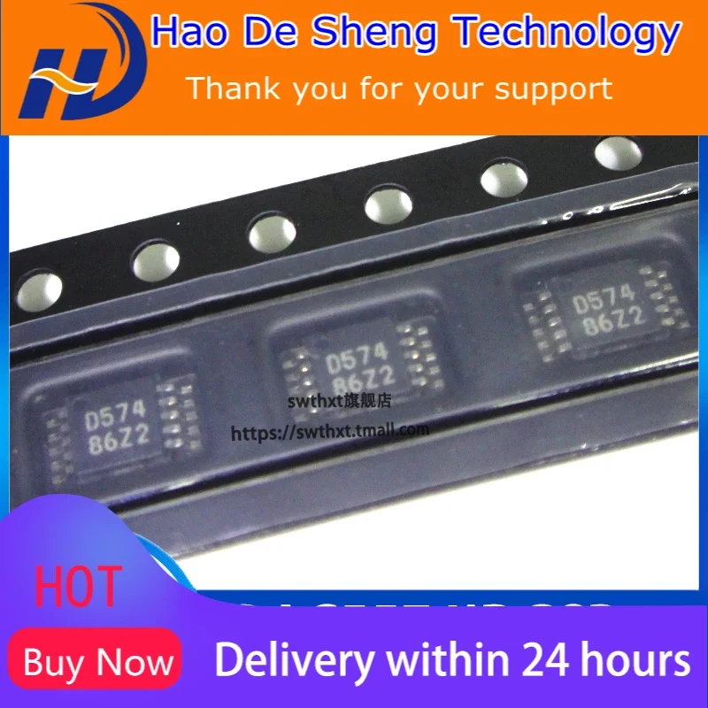 

10 шт./лот DAC5574IDGSR DAC5574IDG логотип D574 MSOP-10 новый оригинал на складе