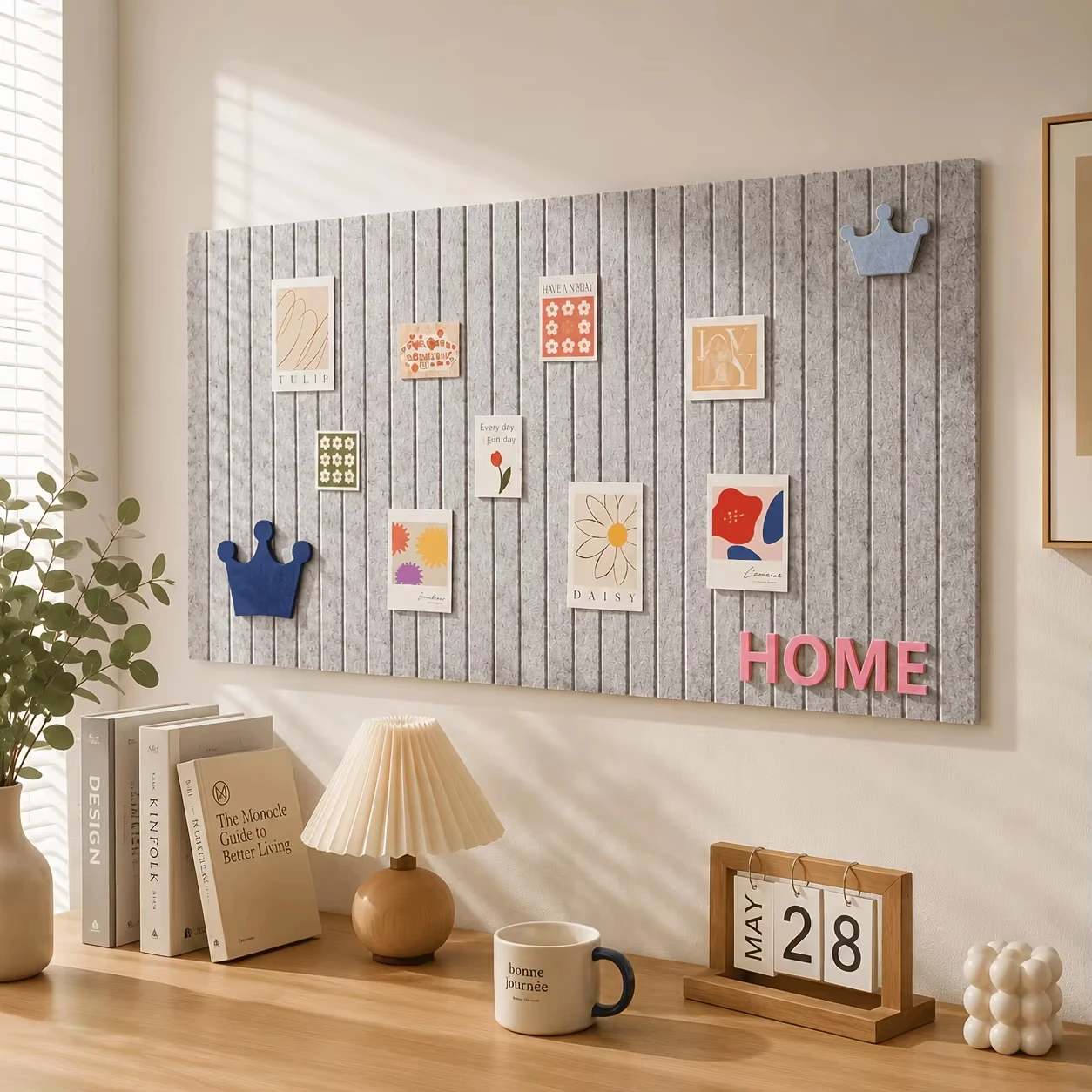 6/12PCS Felt Wall Tiles，Cork Bulletin Boards，for office, home and classroom Decoration, felt notice boards，30*30CM  High Density