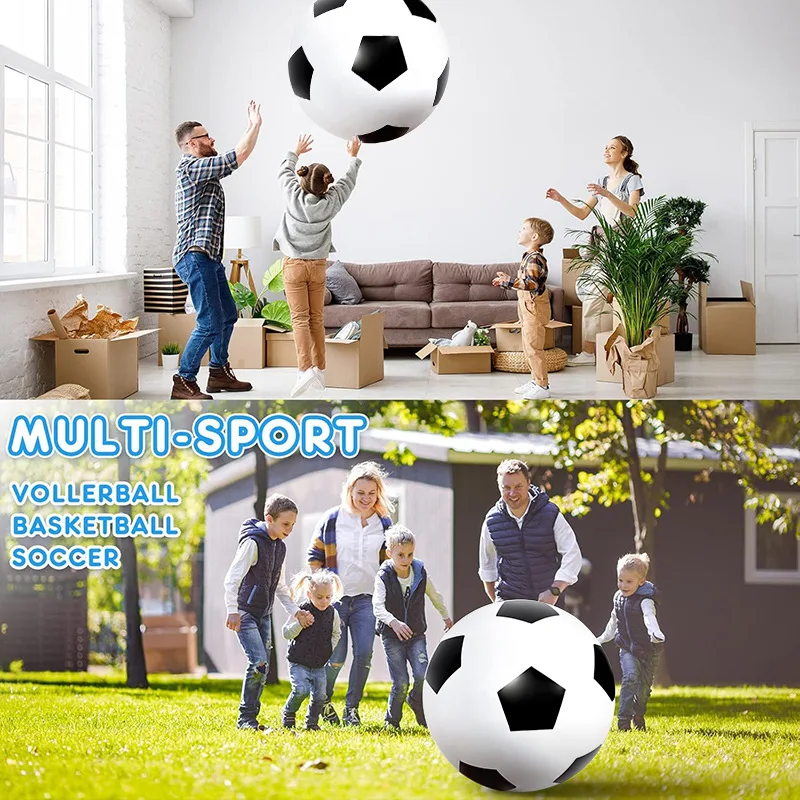 Outdoor Beach School Play Inflatable Large Football Parent-Child Game Eco-Friendly Thickened PVC Large Colorful Beach Ball