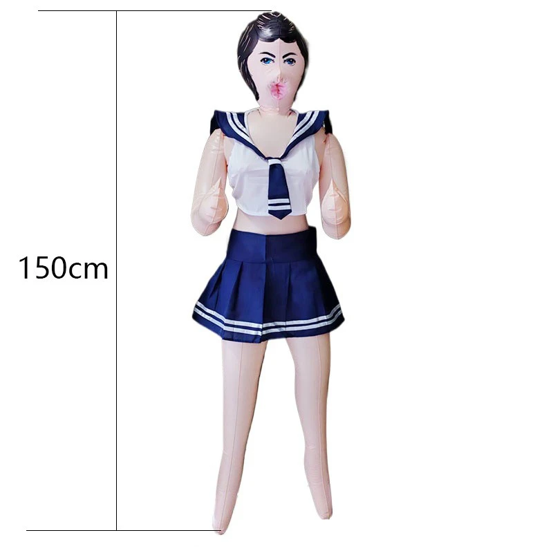 150cm Inflatable Doll For Bachelor Party Blow up Female Doll For Office Prank Gags Birthday Gifts Only Doll No Clothes
