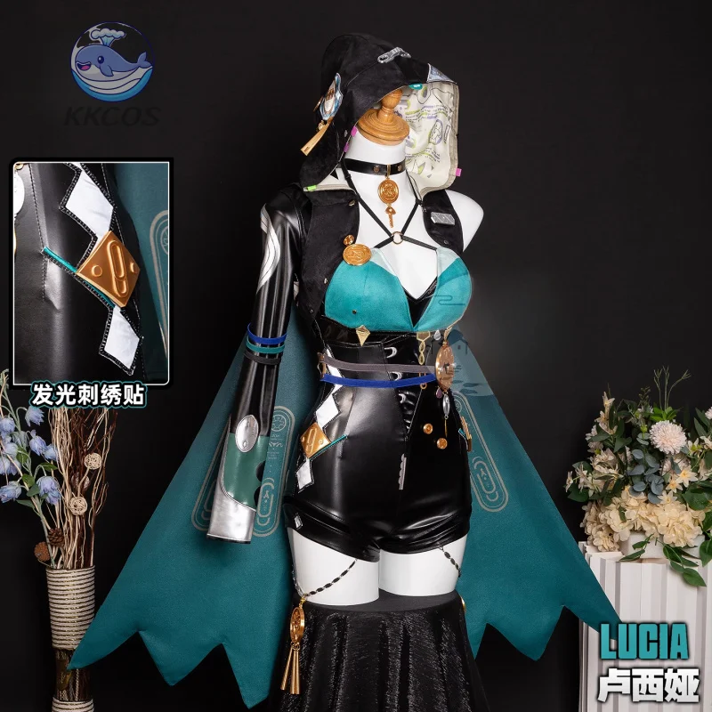 

Zenless Zone Zero Lucia Elowen Cosplay Costume Halloween Convention Role Play Clothes Clothing Uniform KKCos