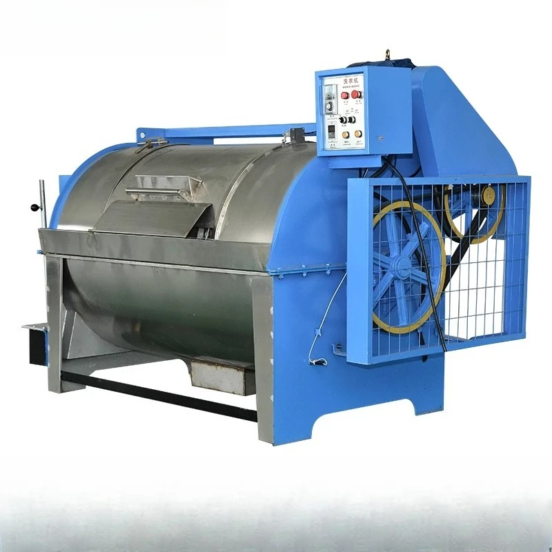 

100Kg large laundry horizontal industrial washing machine large capacity stainless steel