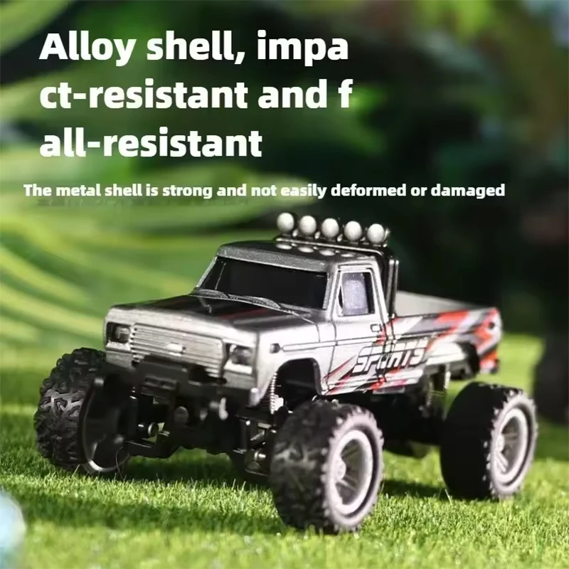 New Rc 1/64 High Speed Mini Off-Road Climbing Car Alloy Cool Carrying A Hanging Box Damping Absorption Children'S Toy Gift