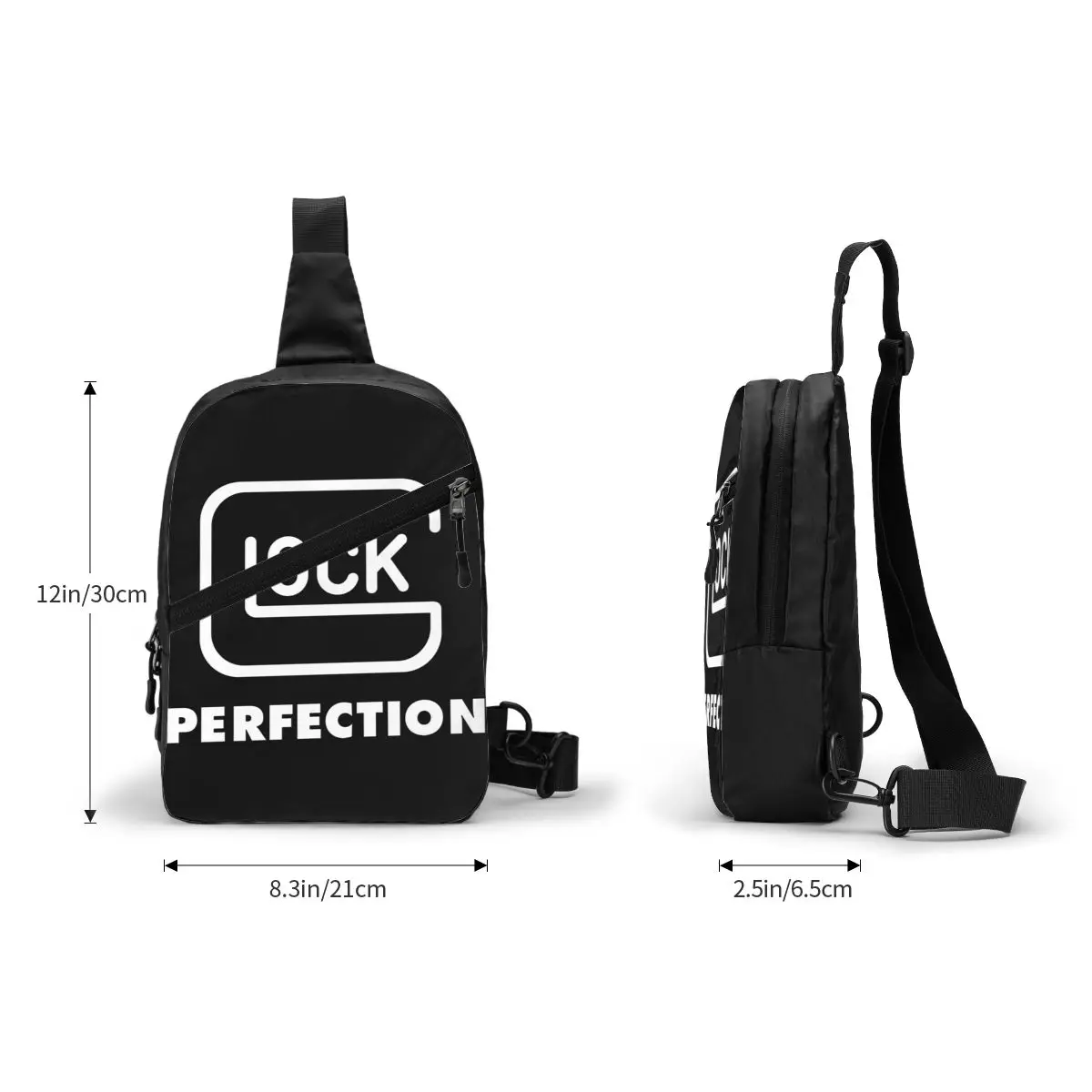 Mode Glock Sling Crossbody Rugzak Mannen Custom Usa Handgun Pistool Logo Schoudertas Voor Reizen Wandelen Dagrugzak