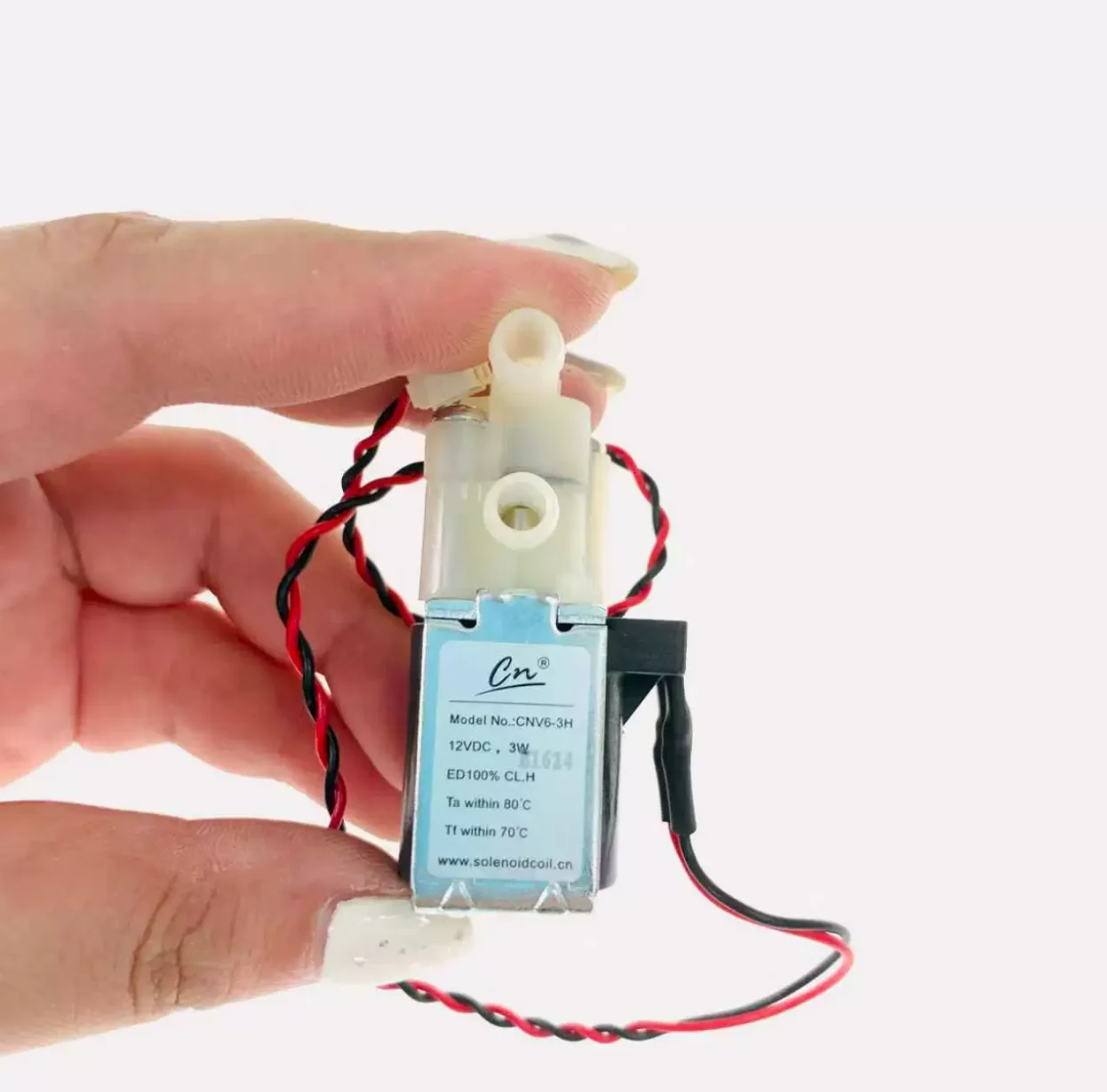 Two Position Three-Way Solenoid Valve 12V 3W CNV6-3H for ECOVACS Robot Vacuum Cleaner X1 Vacuum Cleaner Accessories