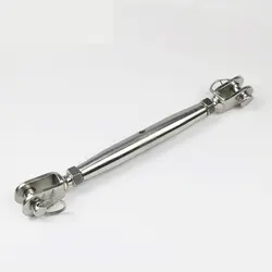 M5 M6 M8 M10 M12 M14 M16 M20 304 Stainless Steel Marine Sailboat Rigging Screw Closed Body Jaw Jaw Turnbuckle