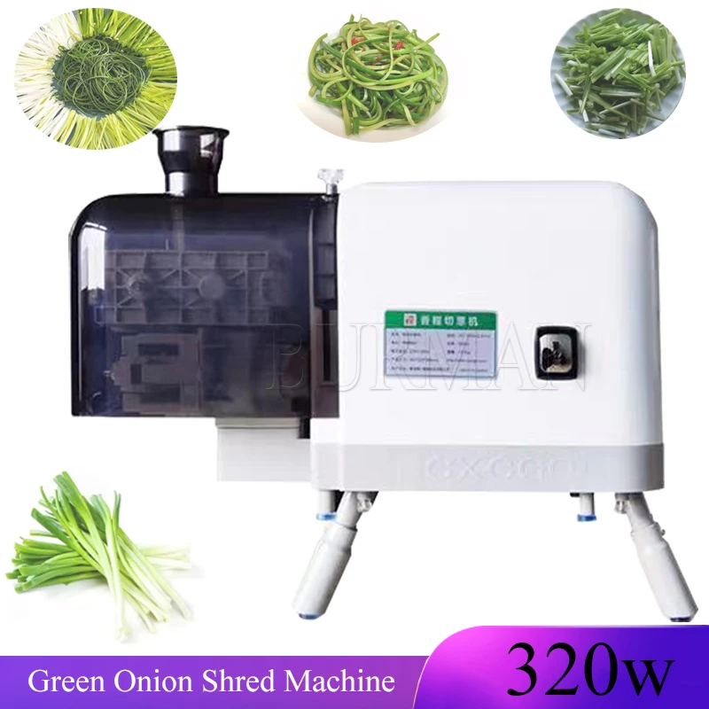 

Commercial Scallion Shredder 220V 110V Electric Scallion Cutter Automatic Capsicum Celery