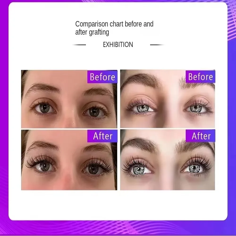 لطيفة رمش تمديد الفولاذ المقاوم للصدأ منحني تلميح الملقط وأشار تلميح الملقط مع LED الضوء الأبيض الأشعة فوق البنفسجية الغراء علاج