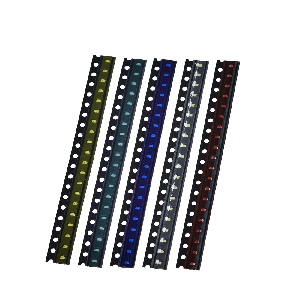 TZT 5 ألوان x20 قطعة = 100 قطعة SMD 0603 LED لتقوم بها بنفسك عدة السوبر مشرق الأحمر/الأخضر/الأزرق/الأصفر/الأبيض المياه واضح LED ضوء الثنائيات مجموعة #5