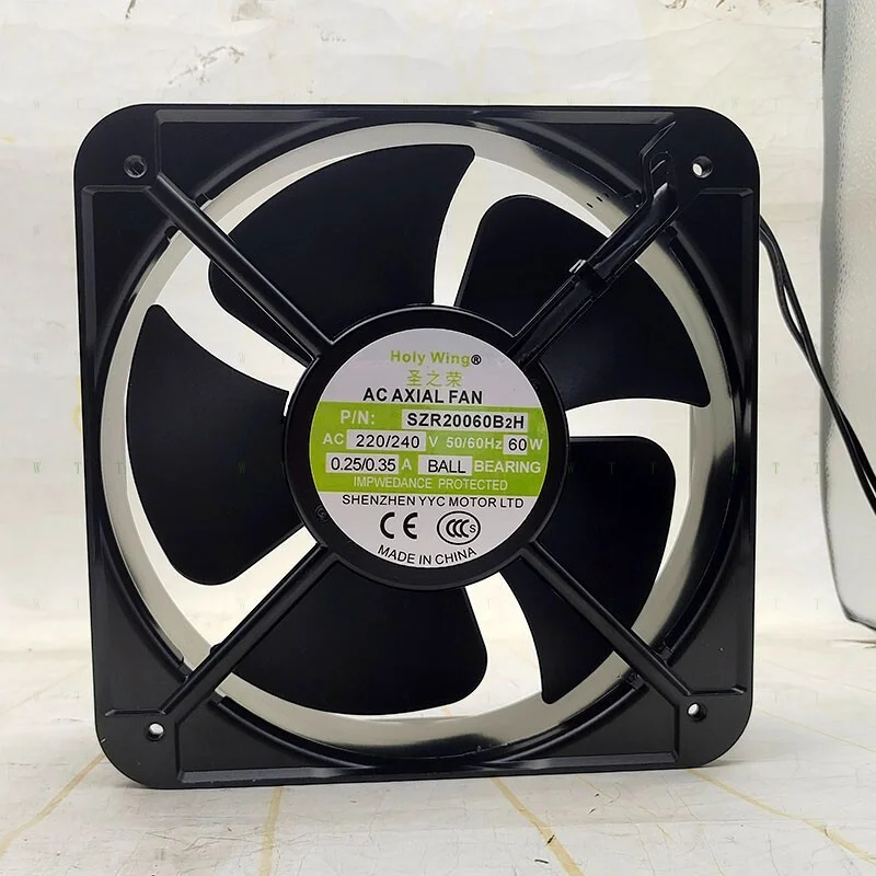 

H 1 pcs SZR SZR20060B2H 20060 220V 60W 20cm axial flow cooling fan