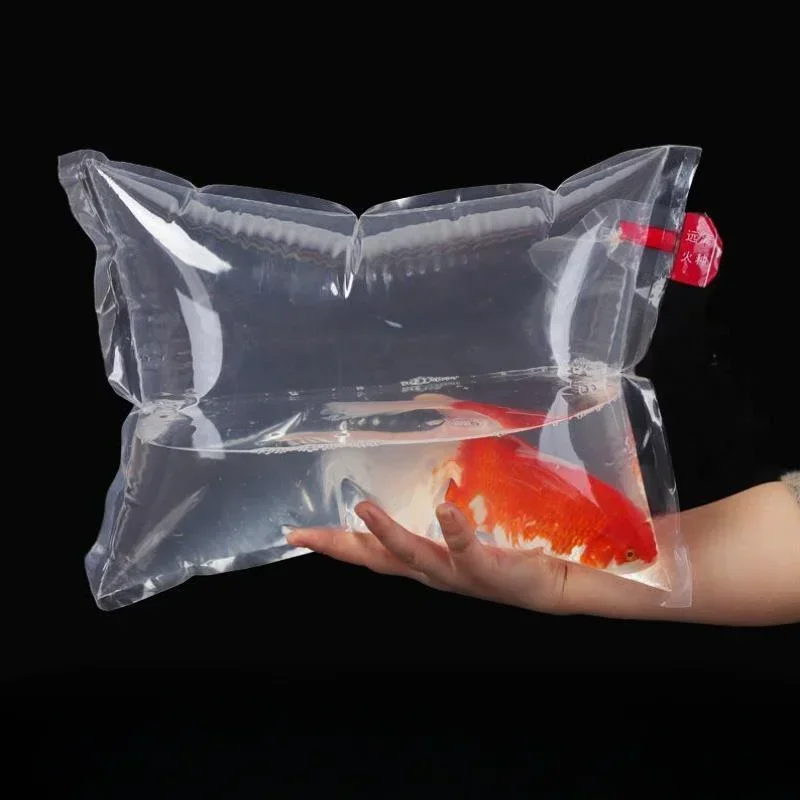 50pcs Thick Live Fish Transport Bag Ornamental Fish and Shrimp Packaged Oxygen Bags Fish Fry Transportation Inflatable Pocket