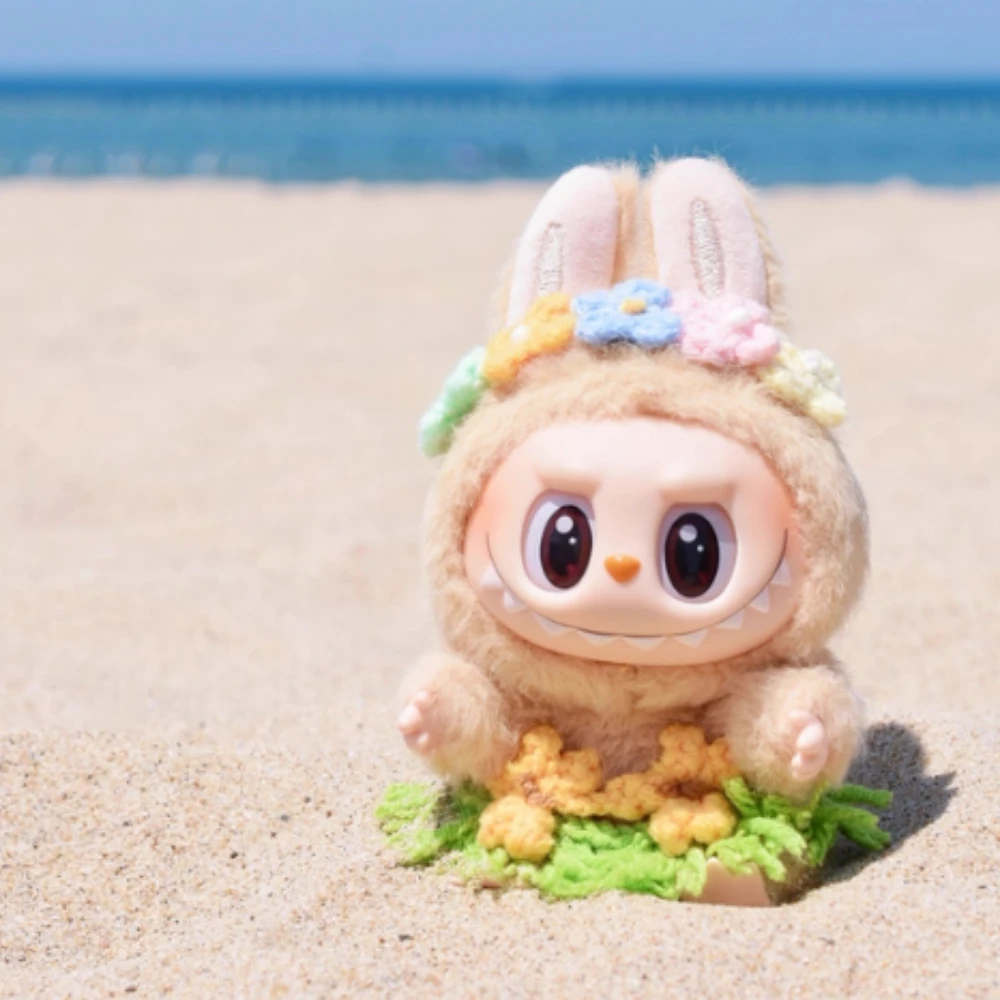 

3.0 Labubu Doll Clothing Cute Cosplay Bikini Hoodie Headband for 15/17cm Doll Plush Hat Display Bag Accessories Kid's Gift