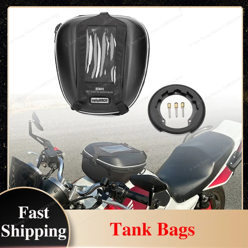 Fuel Tank Bag For HONDA CBR1100XX CB400 CBR600/900/1000/RR ST1100 Varadero Motorcycle Waterproof Racing Luggage Bags Tanklock