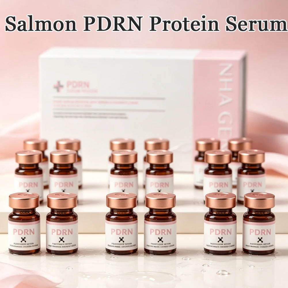 PDRN Salmon DNA Protein Ampoule Skin Booster Serum Reduce Fine Lines Repair Sensitive Skin Barrier Deep Hydrating Face Skincare