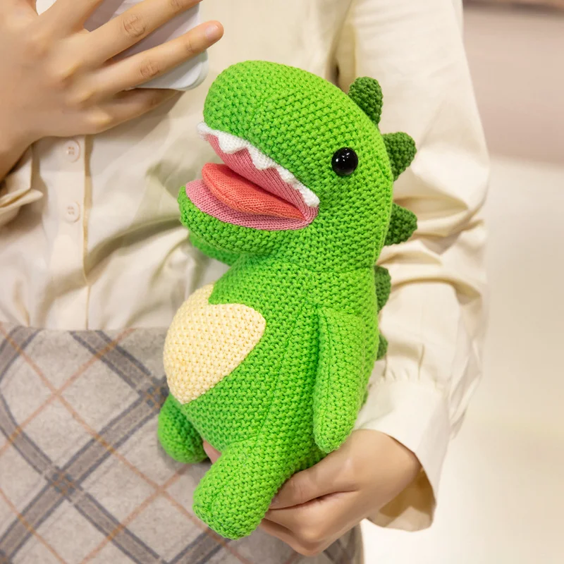 Boneca animal de malha artesanal urso coelho elefante raposa crochê boneca bebê brinquedo calmante brinquedo educativo fotografia adereços