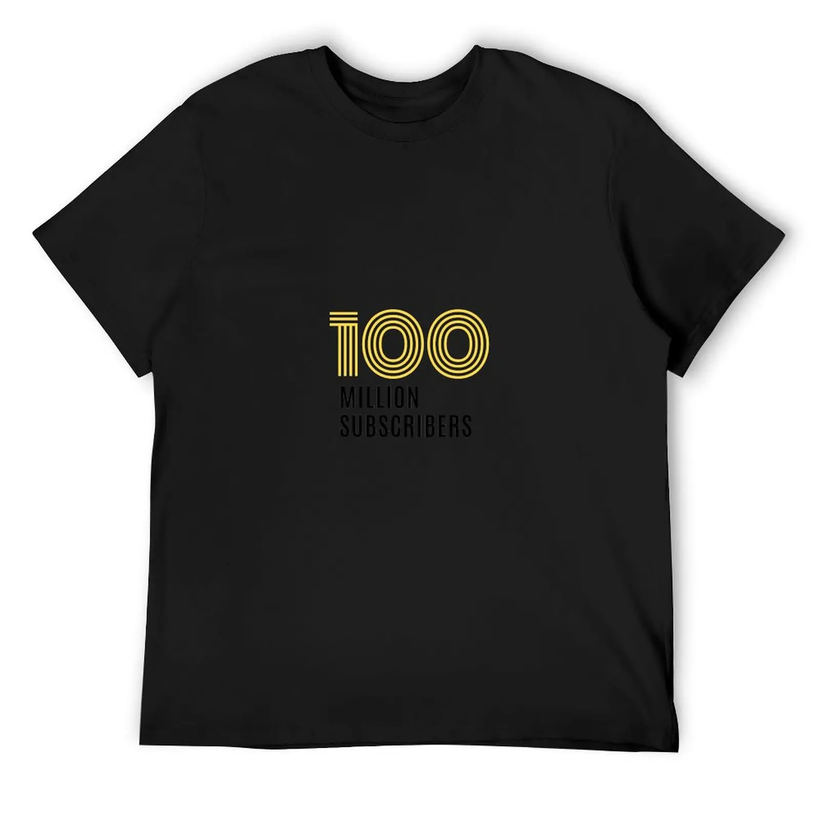 100 million subscribers T-Shirt customs vintage blacks designer shirts vintage t shirt men