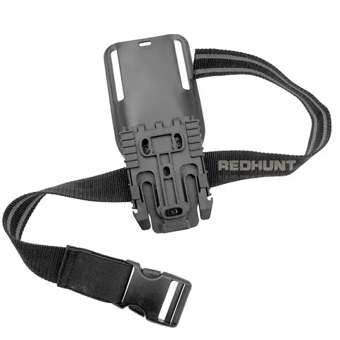 Elastyczny pasek kabura antypoślizgowy, kabura udowa, pasek na udo, QLS 19 22, pętla na pasek średni-niski