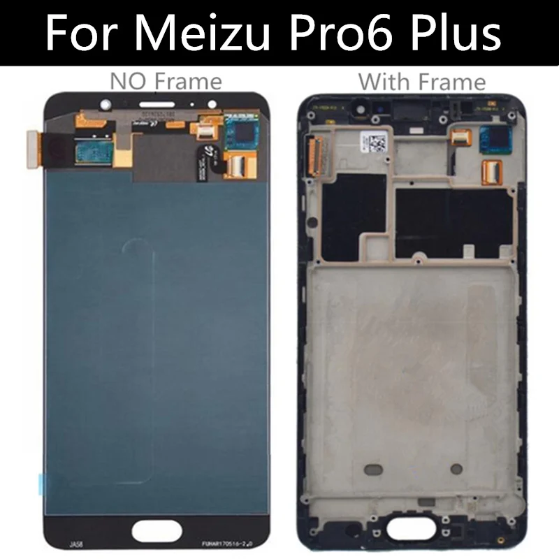 

For Meizu Pro6 PLUS M686 LCD Display+Touch Screen With Frame For Meizu PRO 6 PLUS Lcd Display Accessories Replacement