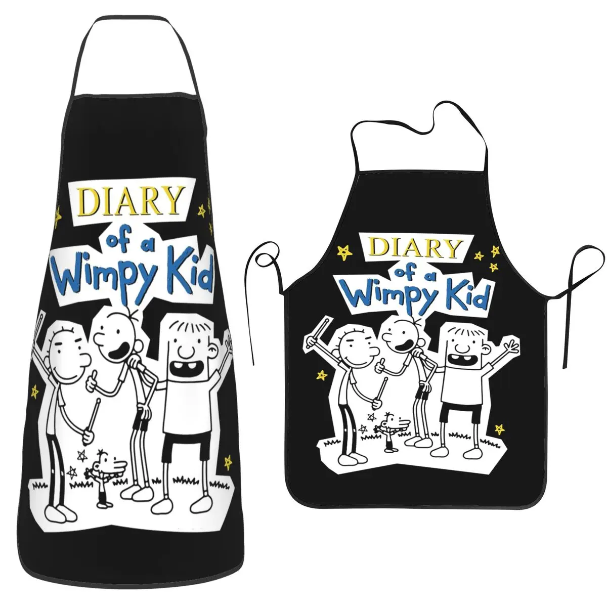 Diary Of A Wimpy Kid Wimpy Kid Group Apron Chef Cooking Cuisine Tablier Waterproof Bib Kitchen Cleaning Pinafore