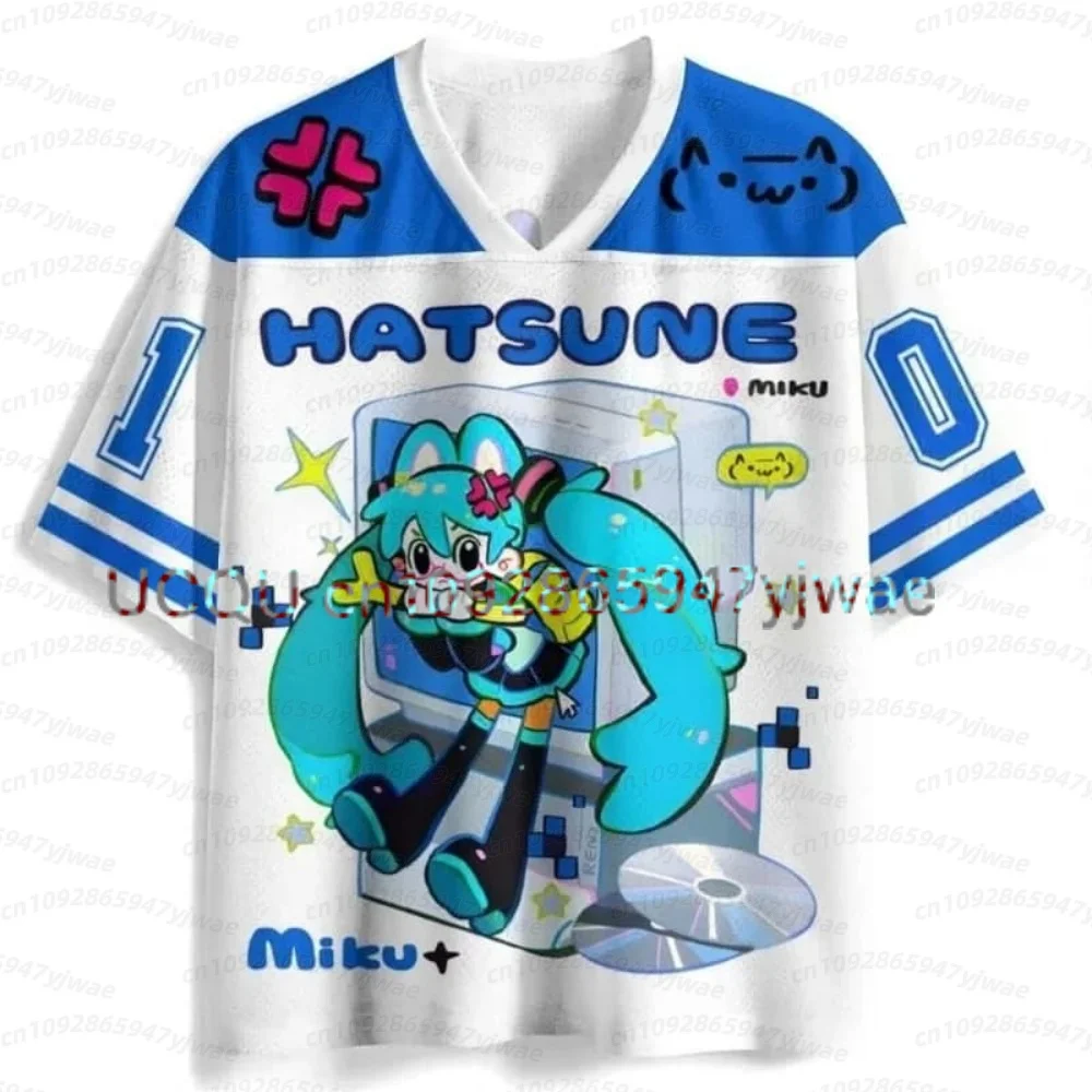 Damen Virtual Idol Hatsune Miku Sporttrikot Kurzarm Kinder/Erwachsene Kawaii Rollenspiel Atmungsaktives, schnell trocknendes Damen-T-Shirt – Detail 9