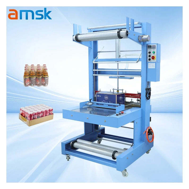 

FL-6540 Push Type Semi-Automatic Cuff Type Sleeve Sealing Cutting Packing Machine Shrink Film Shrink Wrapping Machine