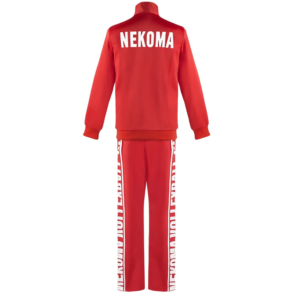 Anime Haikyuuing Nekoma High School Kozumekoma Cosplay Trajes, Voleibol Esportes Equipe Uniformes, Halloween Sportswear