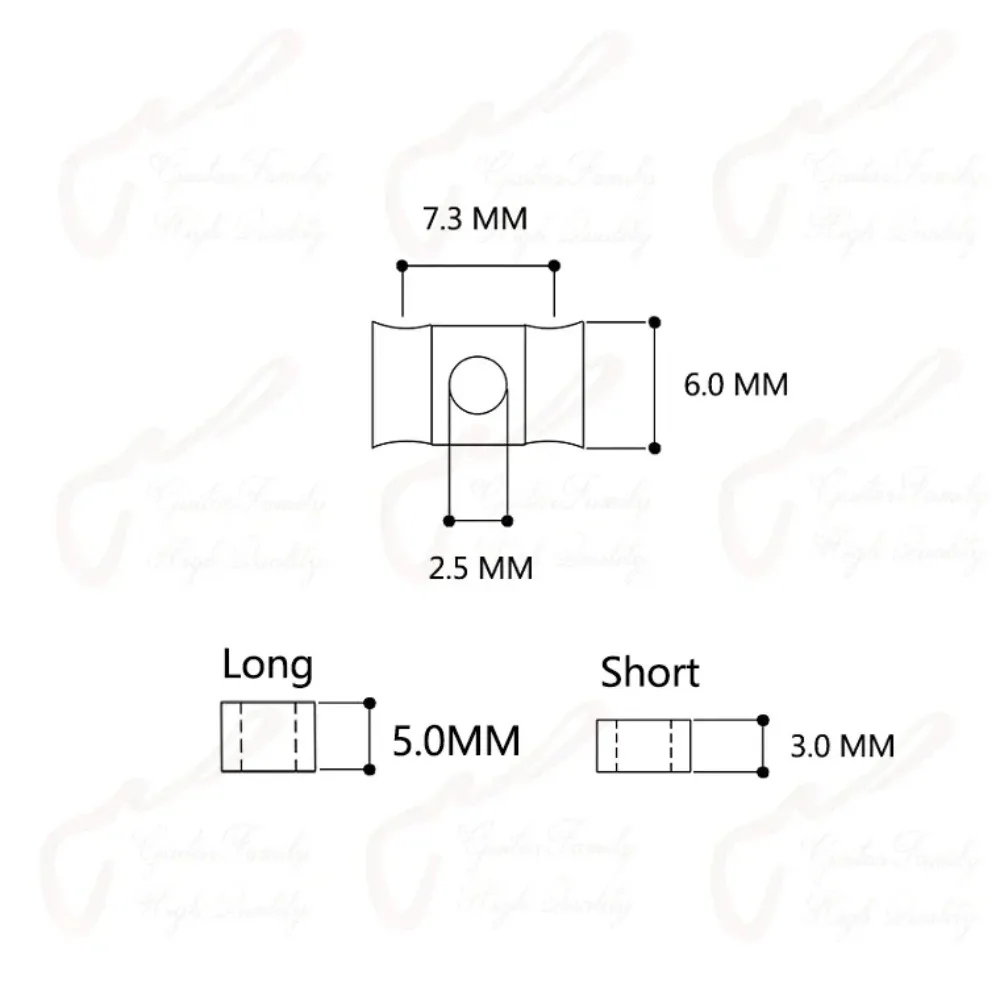 1 Set GuitarFamily High Quality  Electric  Guitar String Retainer String Guide