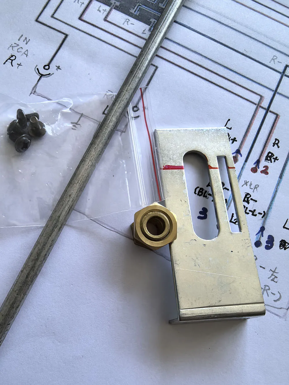Audio ALPS Potentiometer Extension Rod Connecting Rod/ Diameter 6mm / 30cm Length image 4