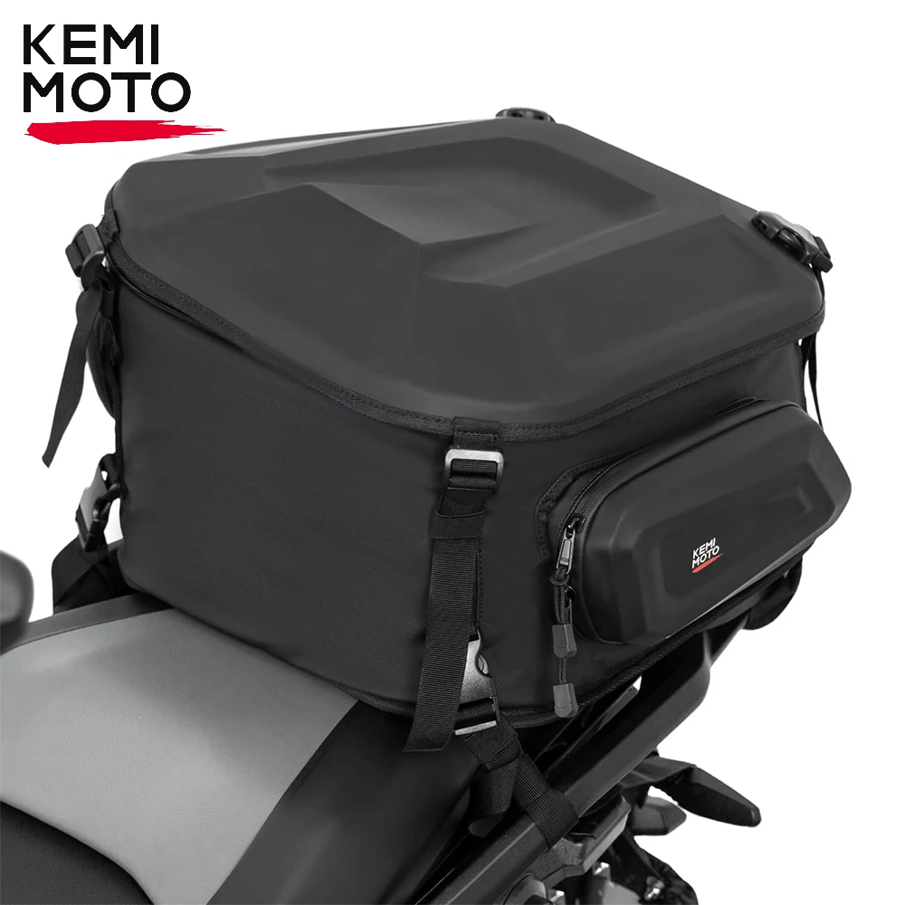

Motorcycle Seat Bag EVA Expandable Travel Luggage Bag with Cover Tail Bags Backpack for Honda for Yamaha for Suzuki for Kawasaki
