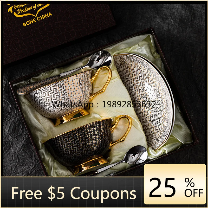 

AA Good-looking European Bone China Coffee Cup High-End Exquisite Niche Ceramic Cup