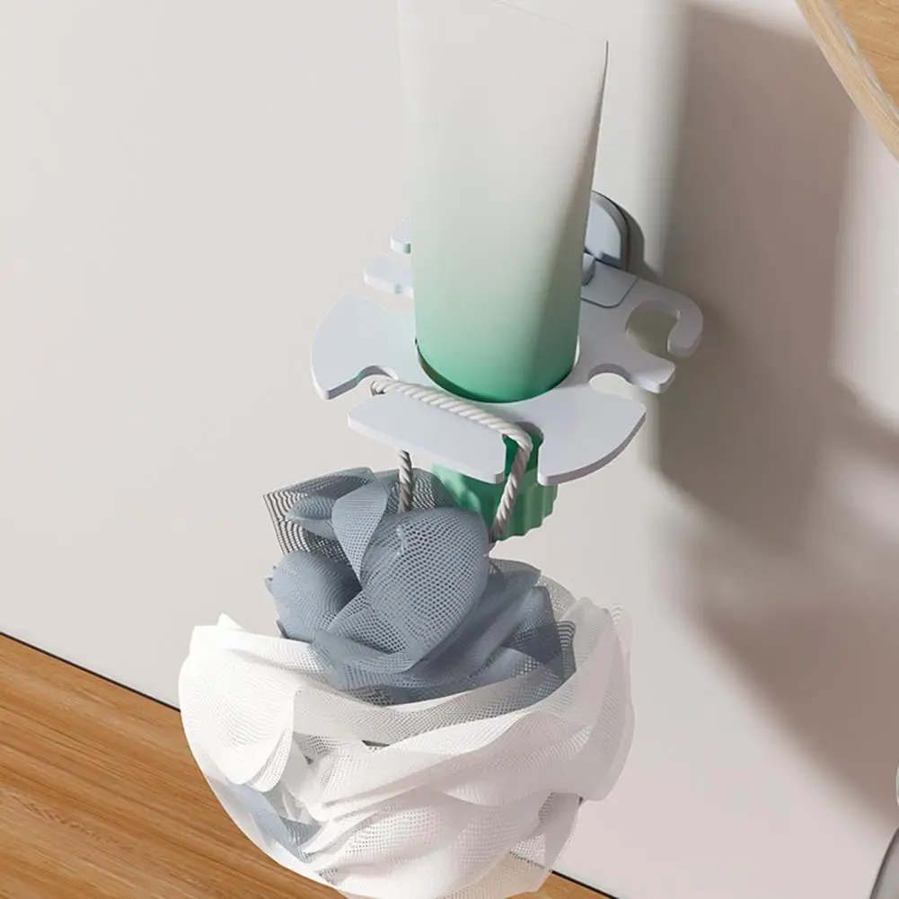 Toothbrush Holder Wall Mount Wall Mounted Toothbrush Holder with Toothpaste Slot Self Adhesive Bathroom Organizer Quick for Easy