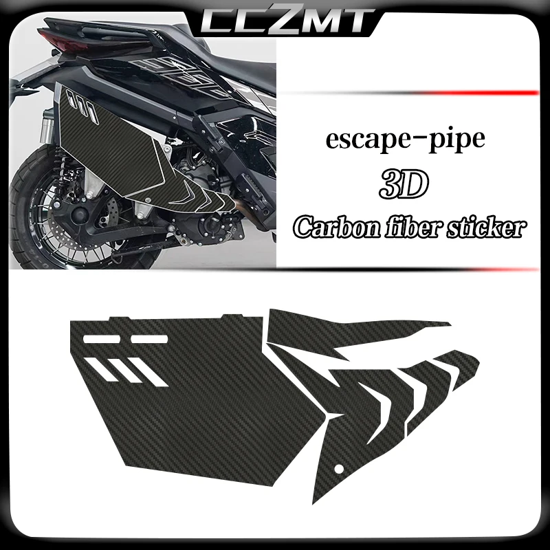 ل ZONTES ZT368G 368 G 368-G 368g 2024 ثلاثية الأبعاد ألياف الكربون خزان الوقود ملصق الجسم فيلم حماية ملصق تعديل الملحقات #6