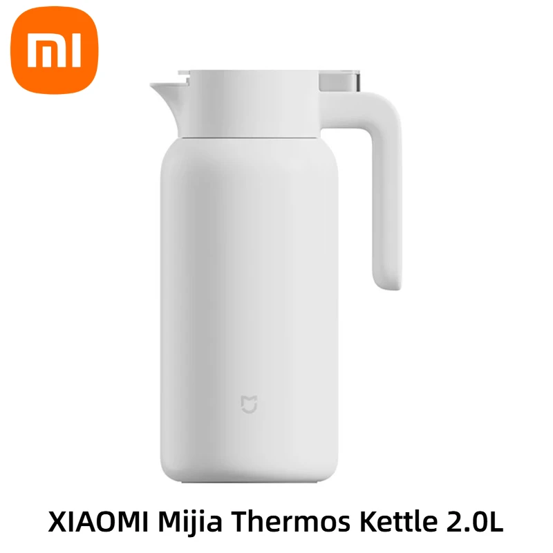 

NEW XIAOMI Mijia Thermos Kettle Vacuum Insulated Bottle for Hot/Cold Drinks 1.5/2.0L 60oz Coffee Carafe Hot Water Tea Dispenser