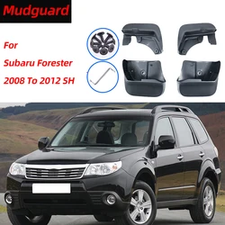 Mudguards fit for Subaru Forester SH 2008 2009 2010 2011 2012 Car Accessories Mudflap Fender Auto Replacement Parts