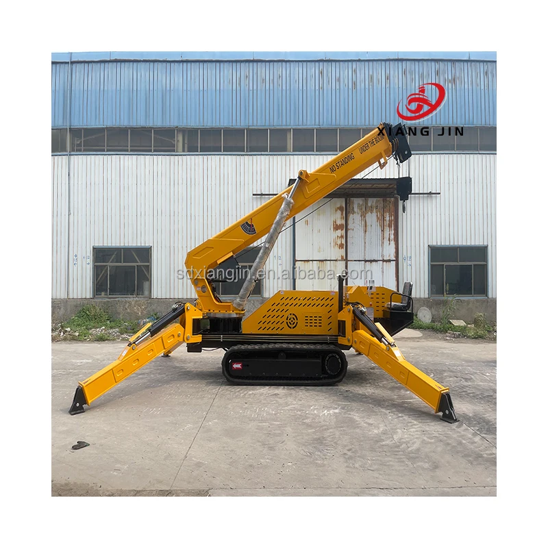 

Factory Sales Spider Crane Hydraulic Outdoor Crane High Quality Telescopic Arm Crane with Sling Basket