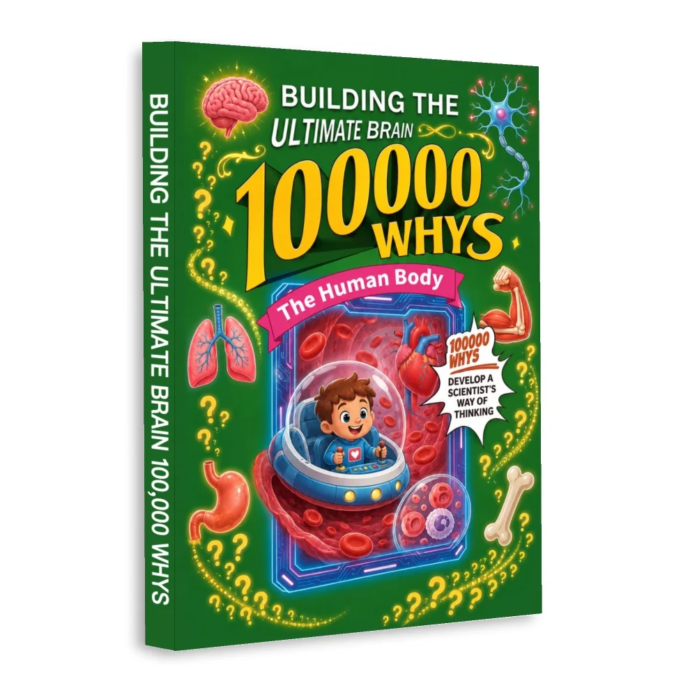 100,000 Whys Mysteries of the Human Body, Fun & Happy Science Kids Encyclopedia Human Body Q&A Early Educational Book