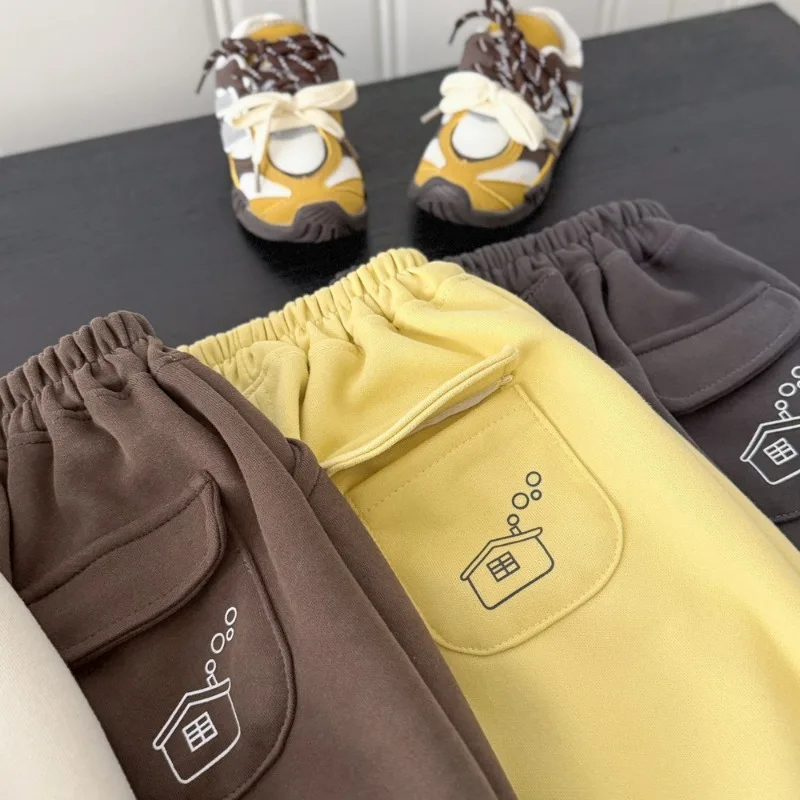 RAISE 1-12 Jahre Kinder Jungen Hosen Herbst Cartoon Bedruckte Kinder Jungen Jogginghosen Lose Vielseitige Elastische Taille Junior Mädchen Hose – Detail 14