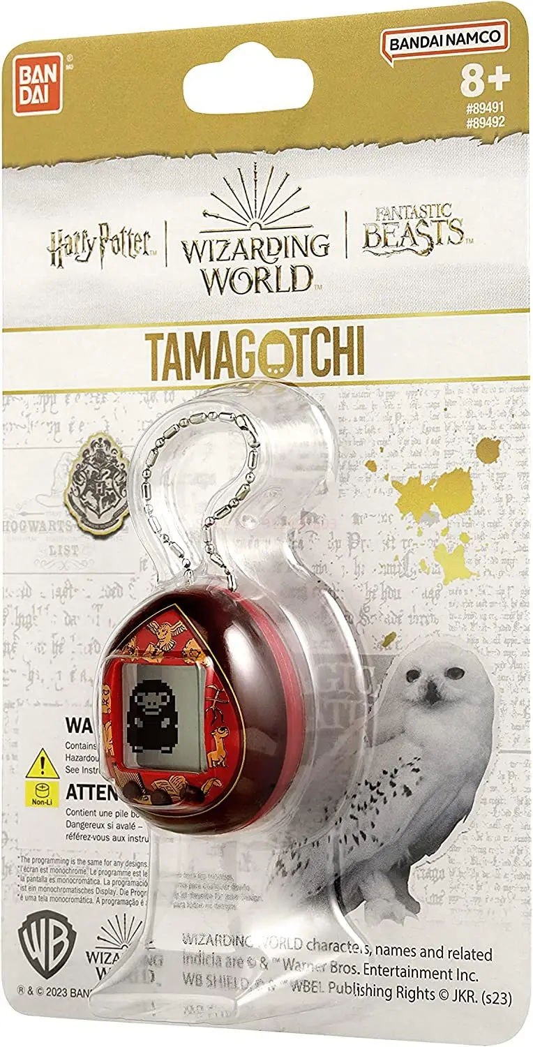 Bandai-Console de jeu originale Tamagotchi Magic Academy, noir et blanc, animaux de compagnie électroniques, œufs, cadeaux d'anniversaire pour enfants, en stock