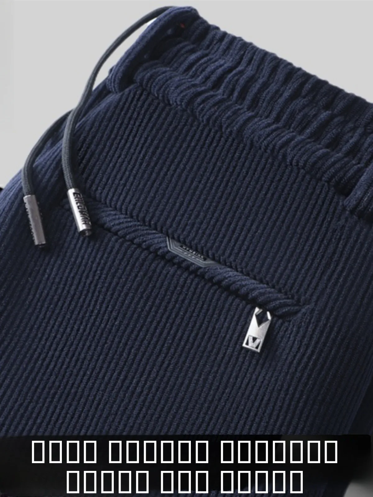 

Мужские повседневные вельветовые спортивные брюки, осенне-зимние утепленные брюки с флисовой подкладкой, прямые брюки свободного кроя, длинные брюки, модный бренд