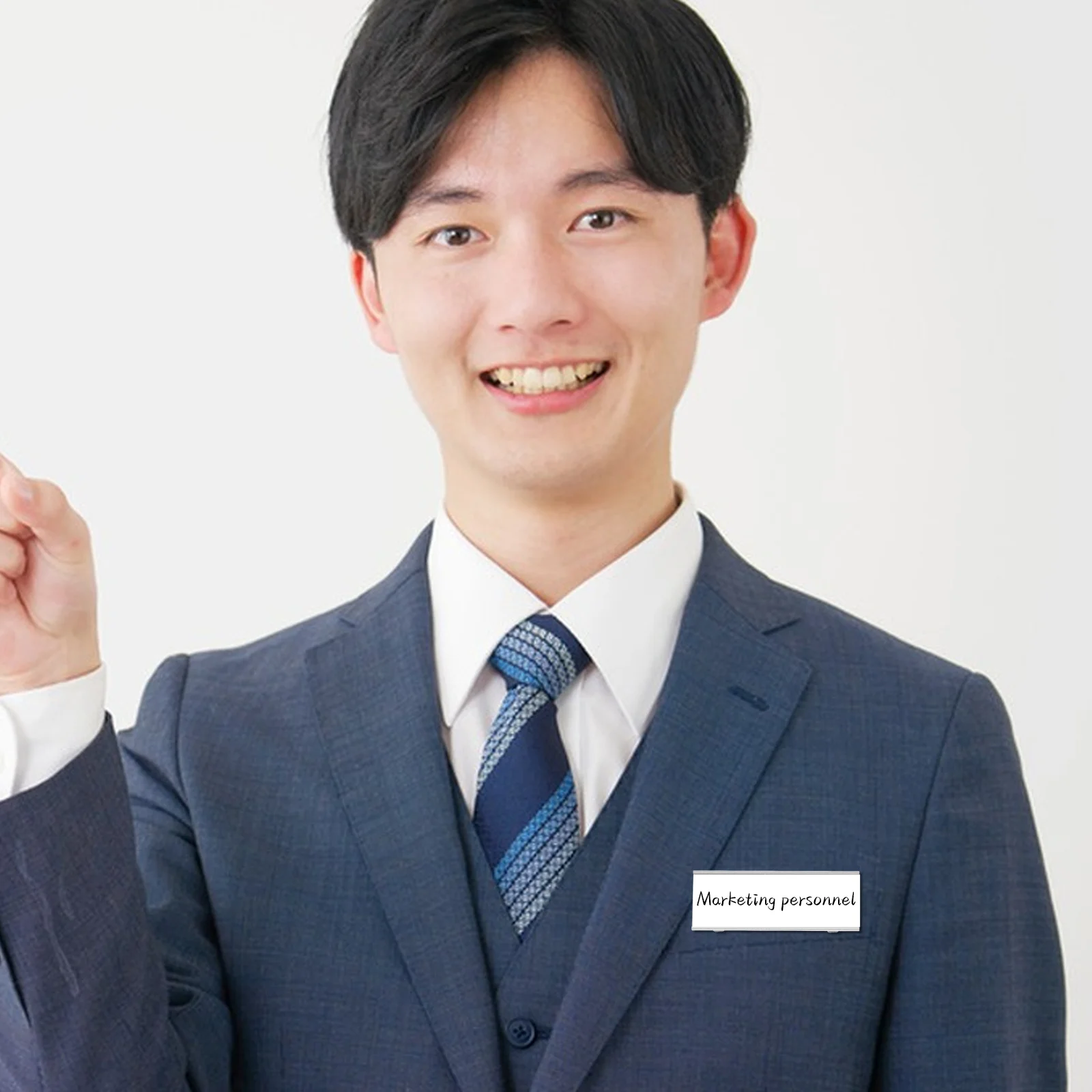 10 шт., именные бирки из алюминиевого сплава, многоразовые держатели бейджей для офиса, отеля, идентификационная булавка, безопасное крепление, имя