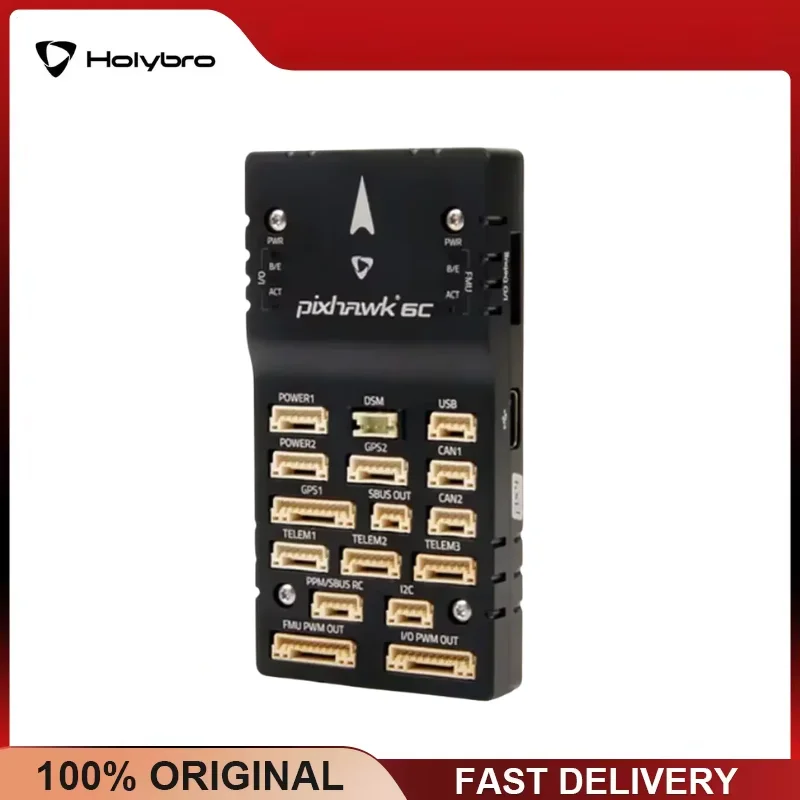 Holybro Pixhawk 6C Autopilot STM32H743 IMU Redundancy PM02 PM06 PM07 M9N M10 GPS for FPV UAV Drone