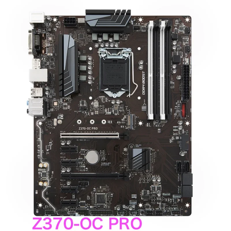 

Подходит для настольной материнской платы MSI Z370-OC PRO Z370 LGA 1151, материнская плата DDR4 ATX, 100% протестировано, ОК, полностью работает