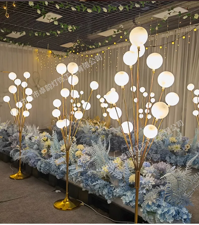 

Wedding props wrought iron 11 happiness fruit, apple tree street light wedding hall stage T-table ornament atmosphere