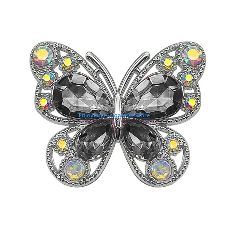 2PCS glitzernde Schmetterlings-Kopfhörerdekorationen aus Legierung für stilvolle Personalisierung, modischen Charme Y4QF – Detail 8