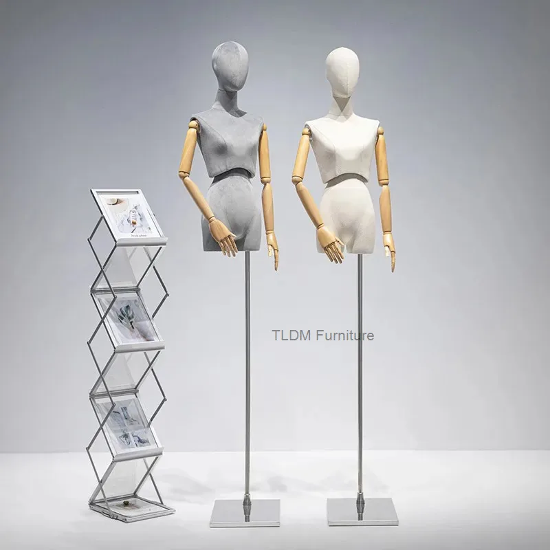 

Colored Female Korean Display Prop High-end Upper Body Clothing Twist Waist Store Stand Mannequin Garment Sewing Supplies FYMQ