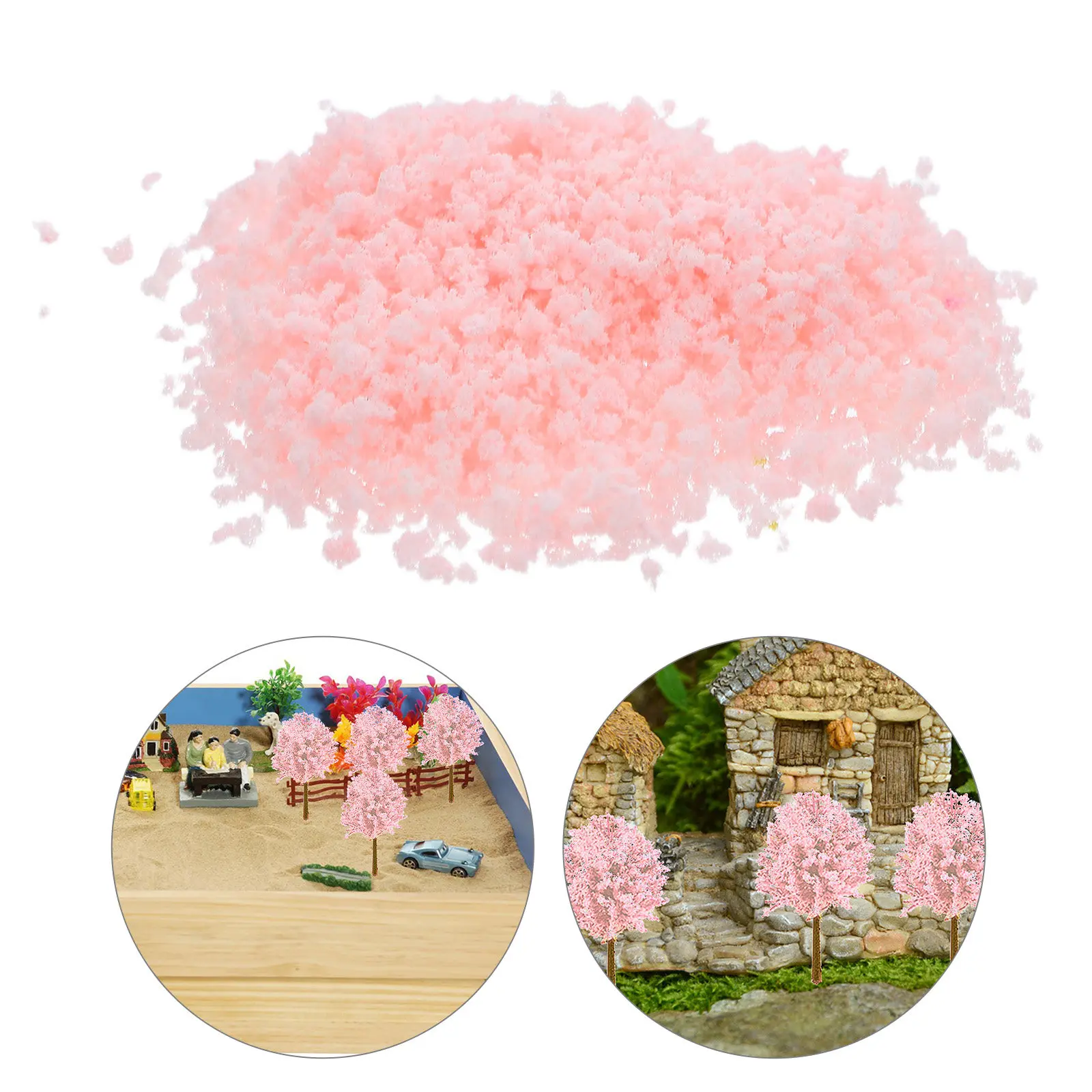 

400 мл порошковый газон-губка для реалистичного распределения травы, универсальный, для миниатюрных кустарников, густых зарослей, декорации ландшафта, архитектурного дизайна, DIY