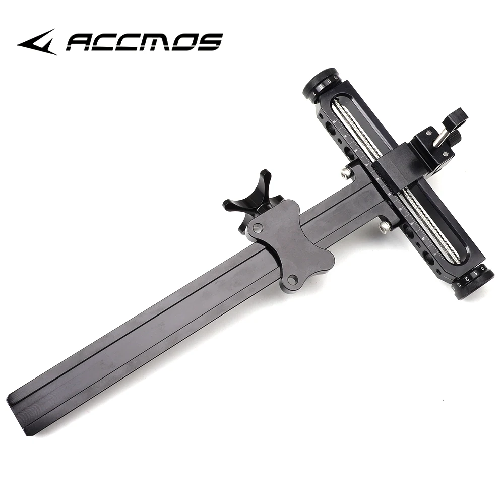 Archery Recurve Bow Sight Aluminum Alloy Sight Adjustable Shooting Hunting Tool Outdoor Sports Accessories Black