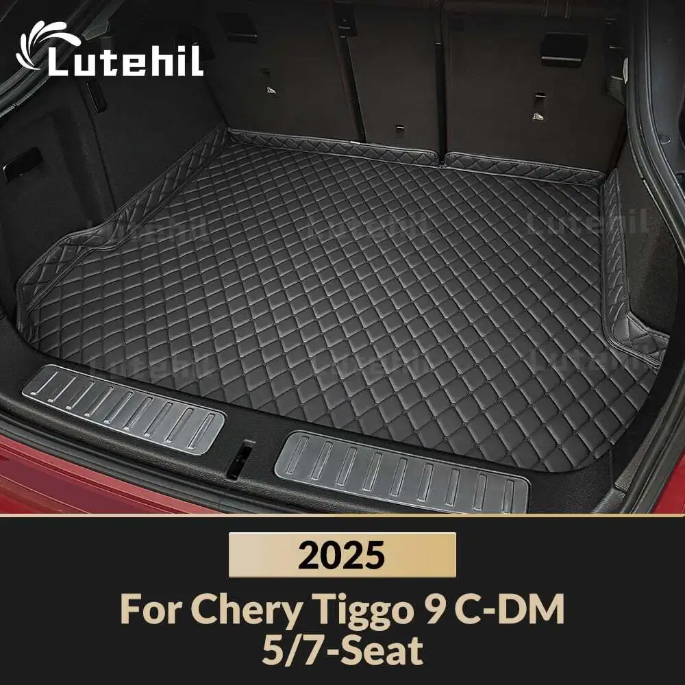 

For Chery Tiggo 9 C-DM 5/7-Seat 2025 Custom Car Trunk Mat Anti-dirty Pad Protective Pad Cargo Liner Auto Interior Accessories