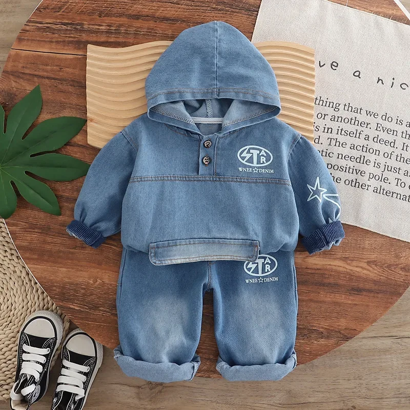 

New Spring Autumn Kids Girls Clothing Baby Clothes Set Children Boys Hoodies Pants 2Pcs/Sets Infant Costume Toddler Tracksuits
